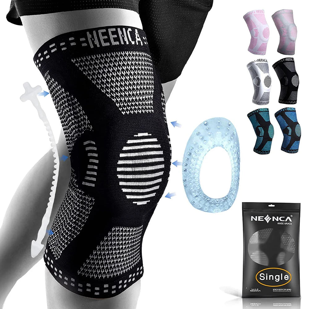 Genouillère de compression à fibres de cuivre